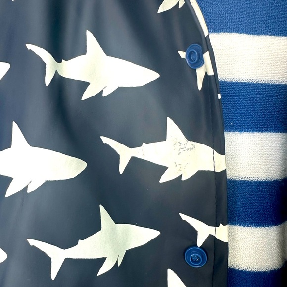 Hatley Shark Patterned Rain Jacket - Picture 4 of 5